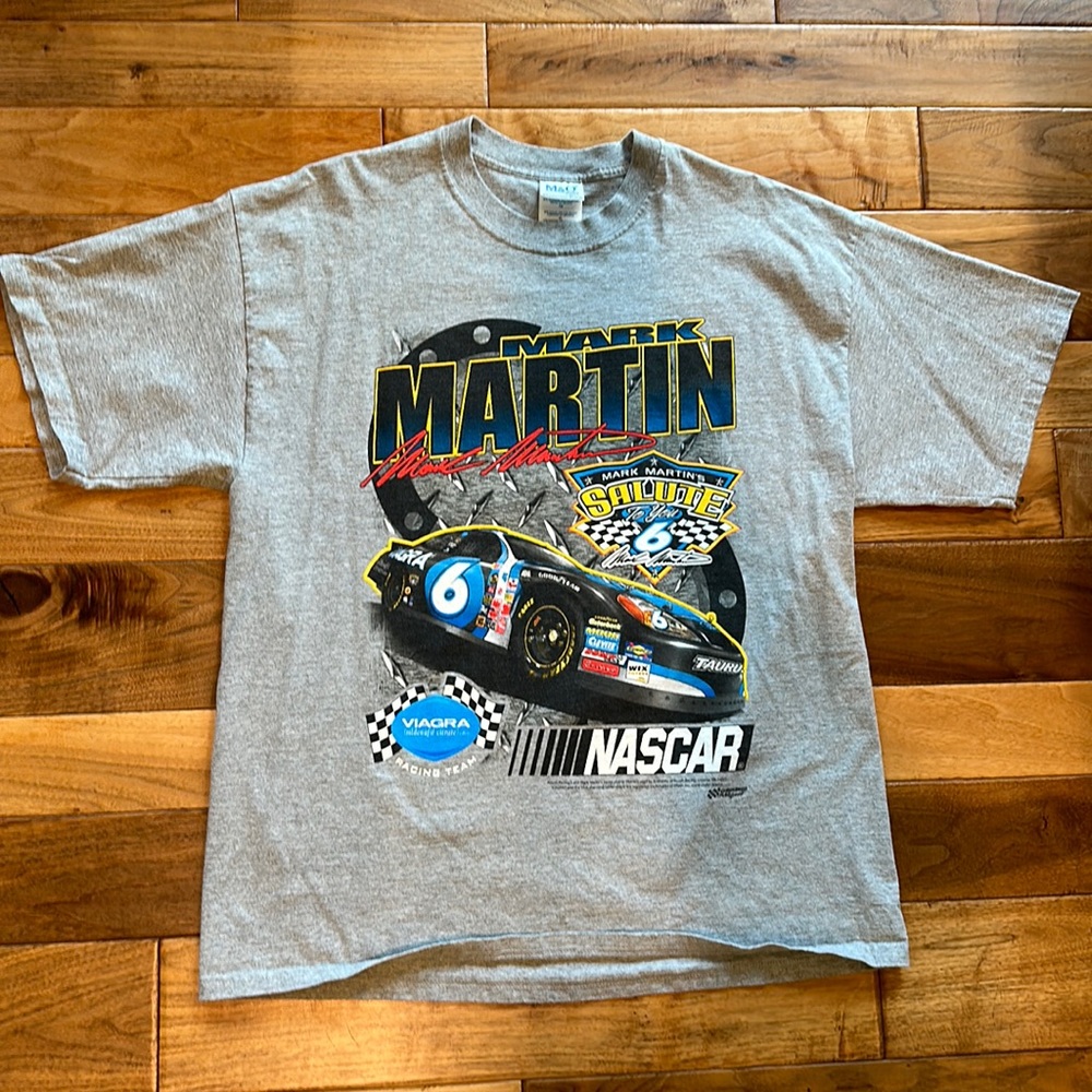 Vtg Mark Martin NASCAR T